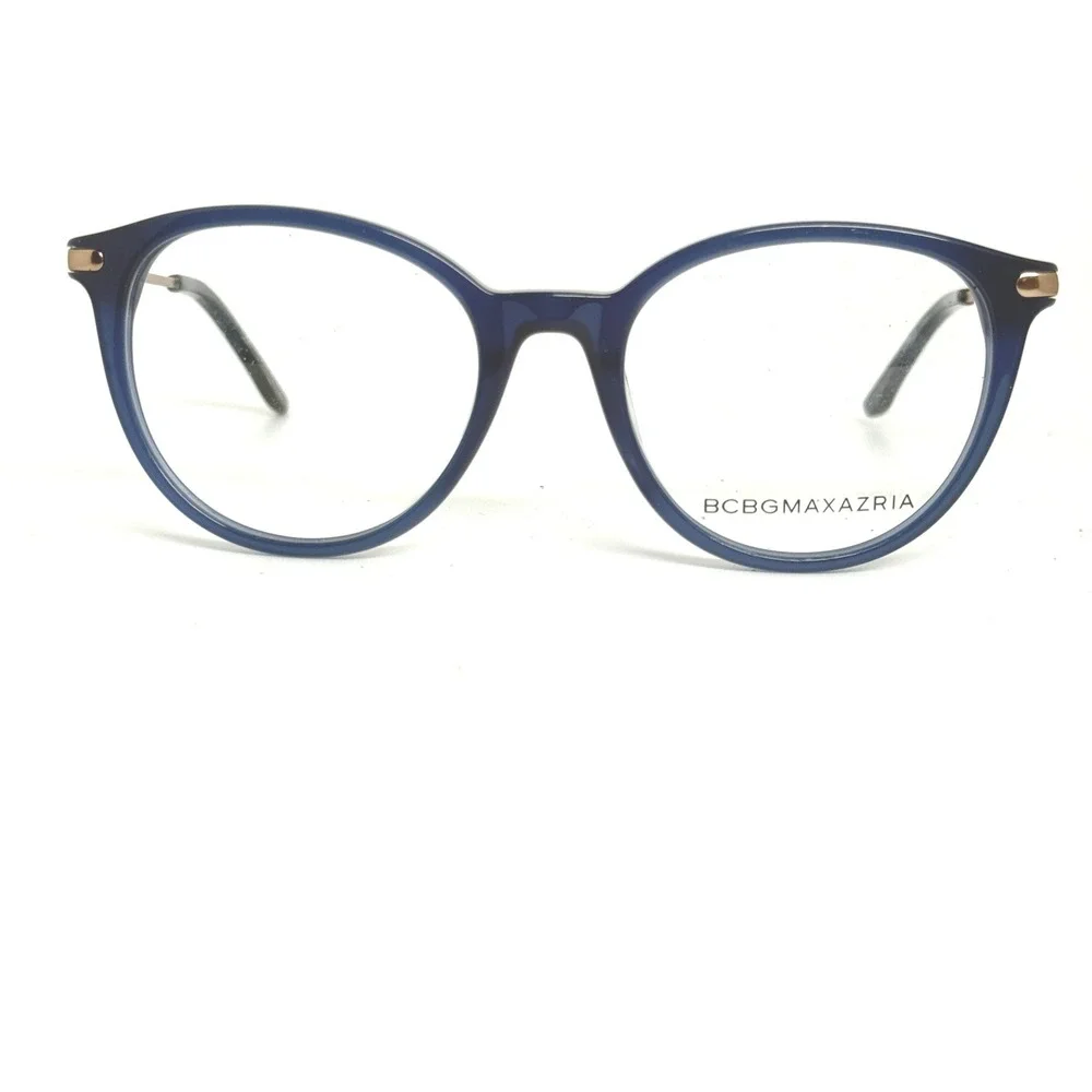 BCBGMAXAZRIA Fenella Blue Round Eyeglasses Frames‎ L135MM 50018 21346